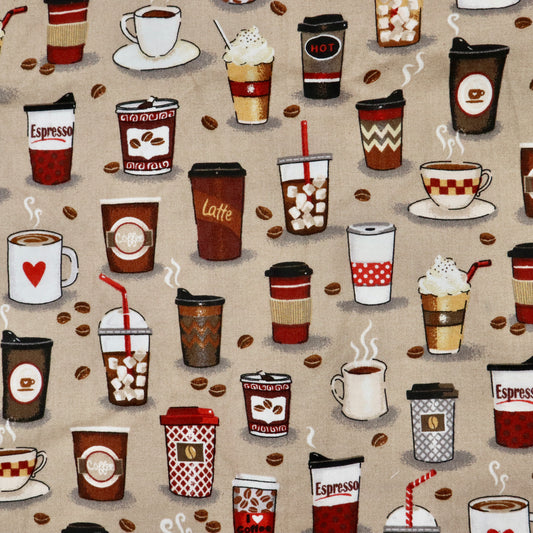 Caffeine Addict - Quilting Cotton