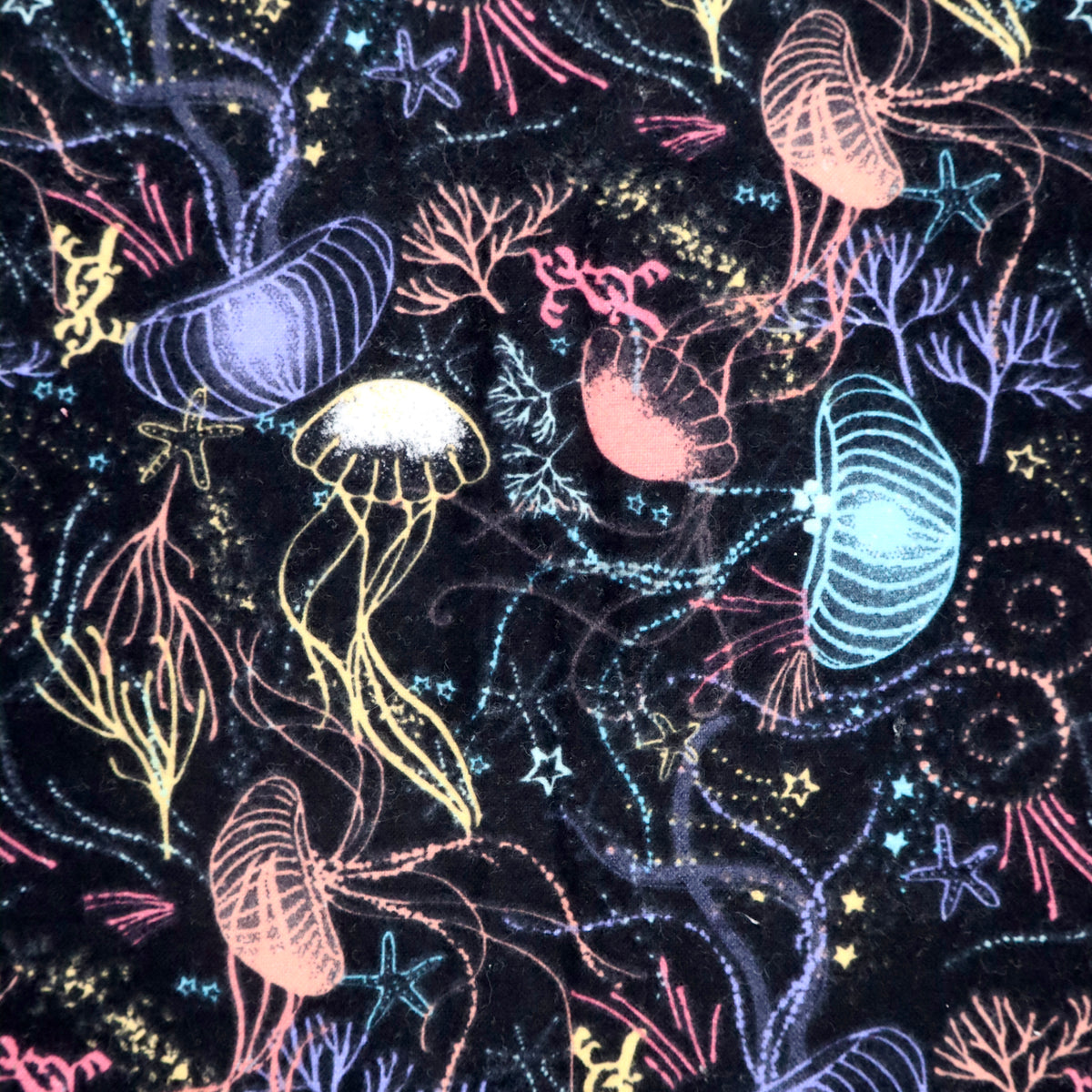 Deep Sea Jellyfish - Cotton Flannel