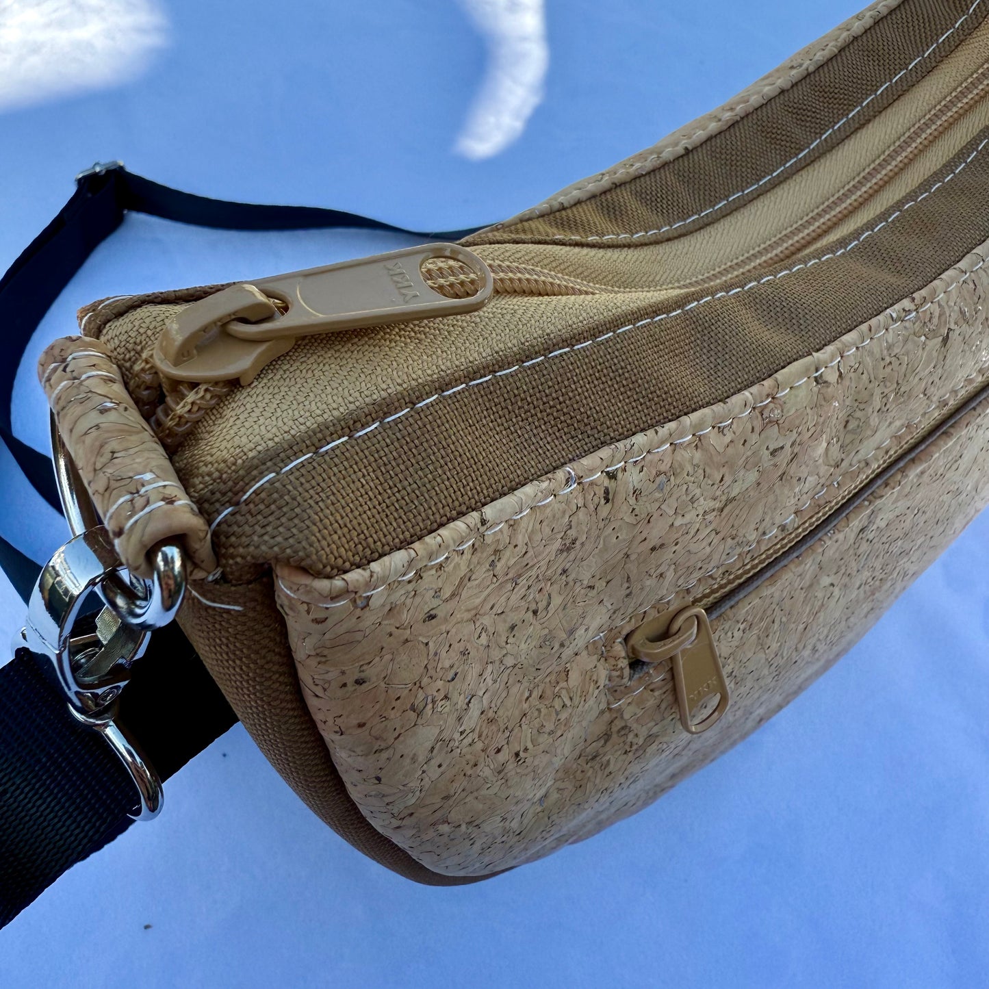 Smile Crescent Crossbody Bag with Removable Adjustable Strap