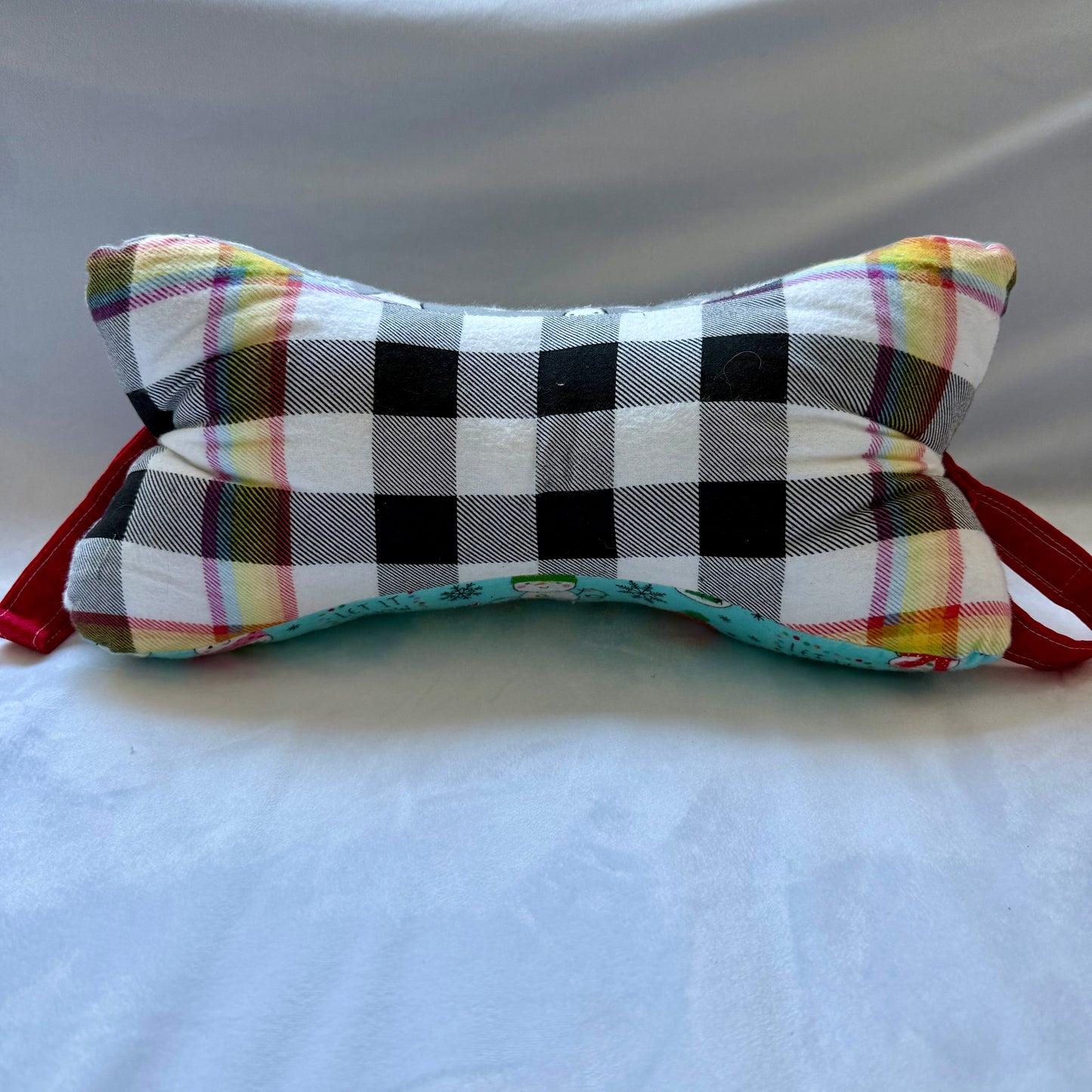 Squiggle Pillow - Multi Snowy Fun