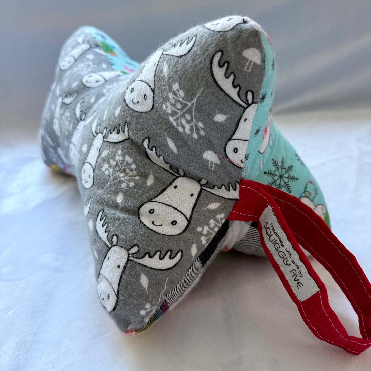 Squiggle Pillow - Multi Snowy Fun