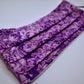 Golden Purple Rose 2 Layer Cotton Face Mask with Filter Pocket, Nose Wire, Adjustable Ear Loops