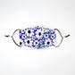 Blue Daisies | 3D Face Mask with Nose Wire, Adjustable Ear Loops, and Optional Filter Pocket