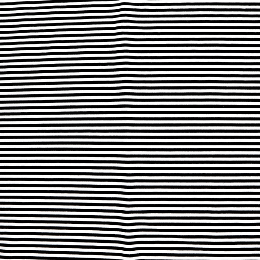 Hypnotic B&W Stripes - Quilting Cotton