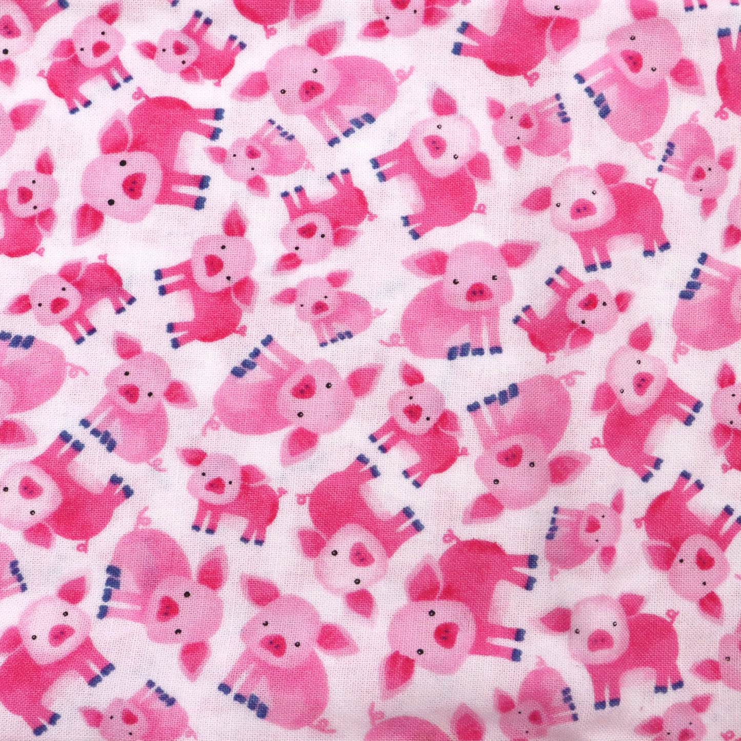 Pink Piggies - Quilting Cotton