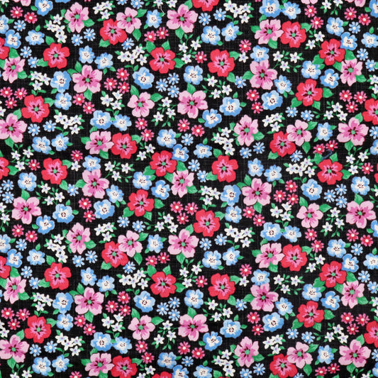Midnight Blossoms - Quilting Cotton
