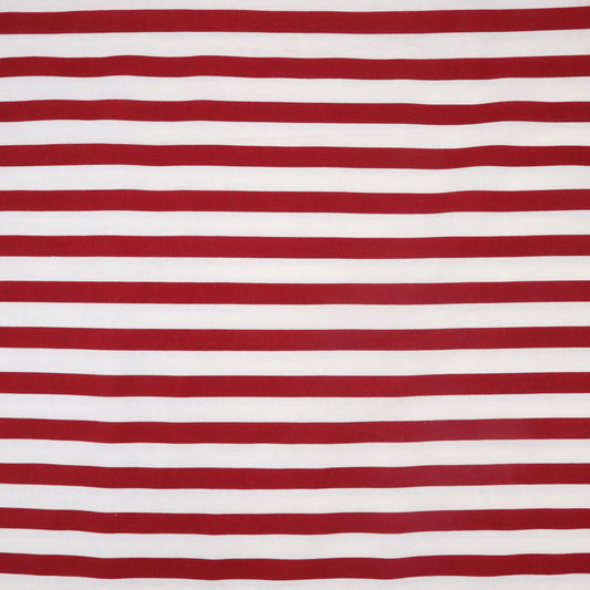 Red & White Stripes - Quilting Cotton