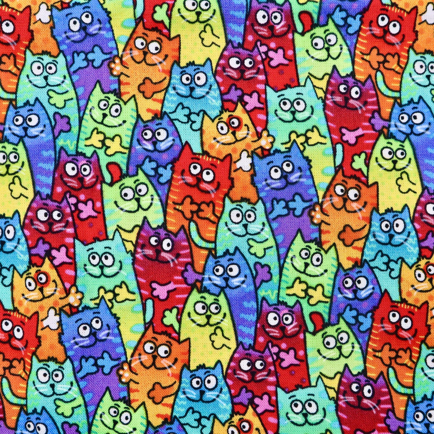 Pile of Cats - Quilting Cotton