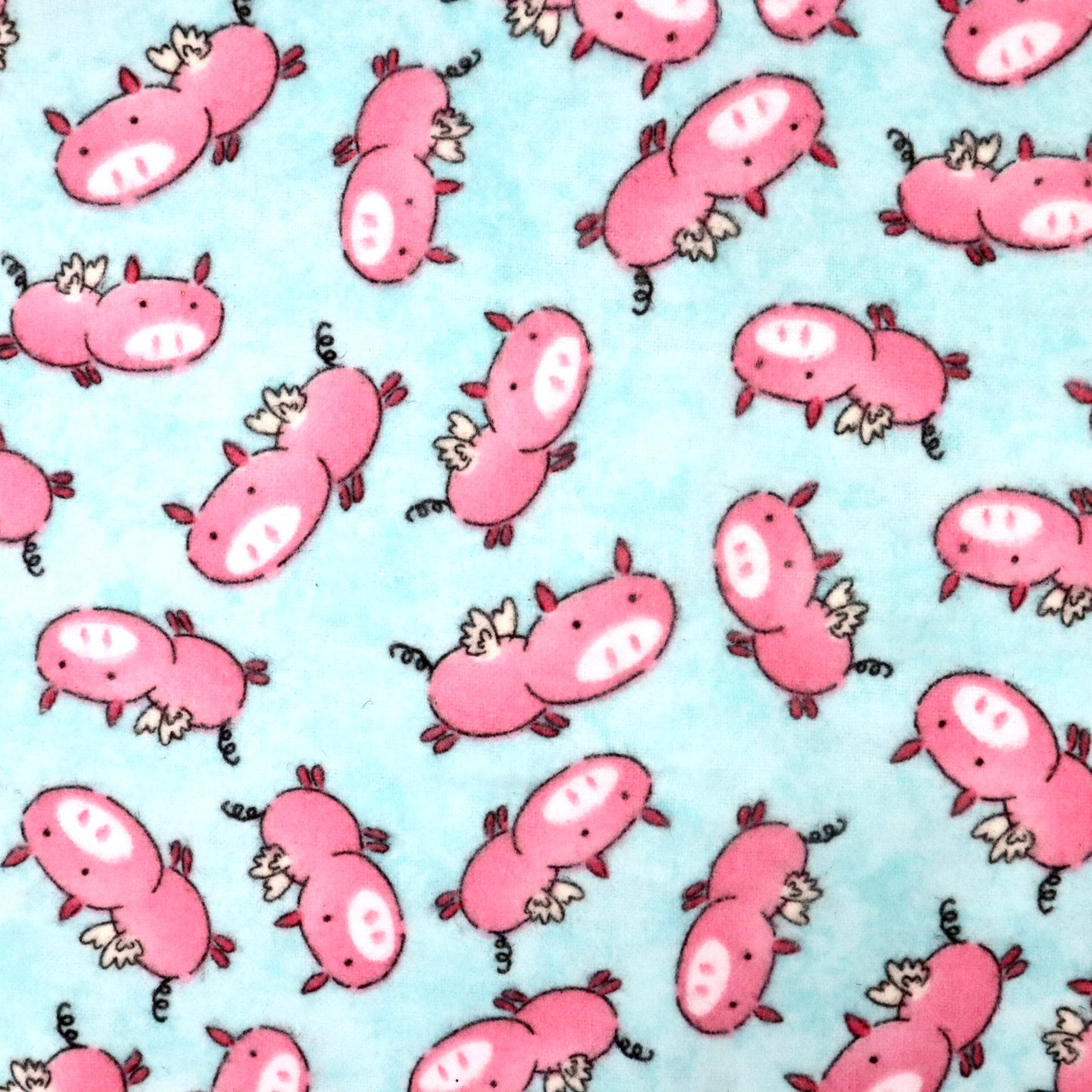 Flying Piggies - Cotton Flannel