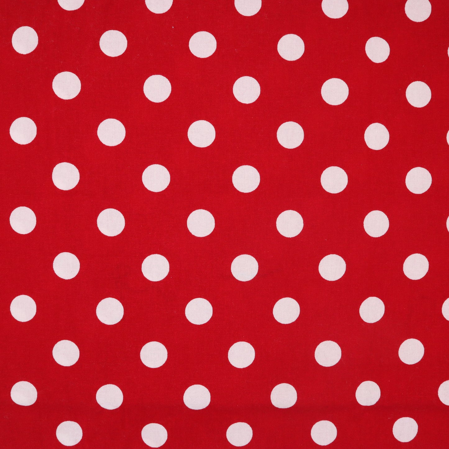 Big Polka Dots on Red - Quilting Cotton